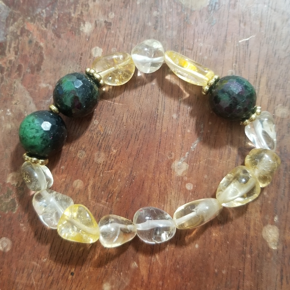 Handcrafted beaded bracelet